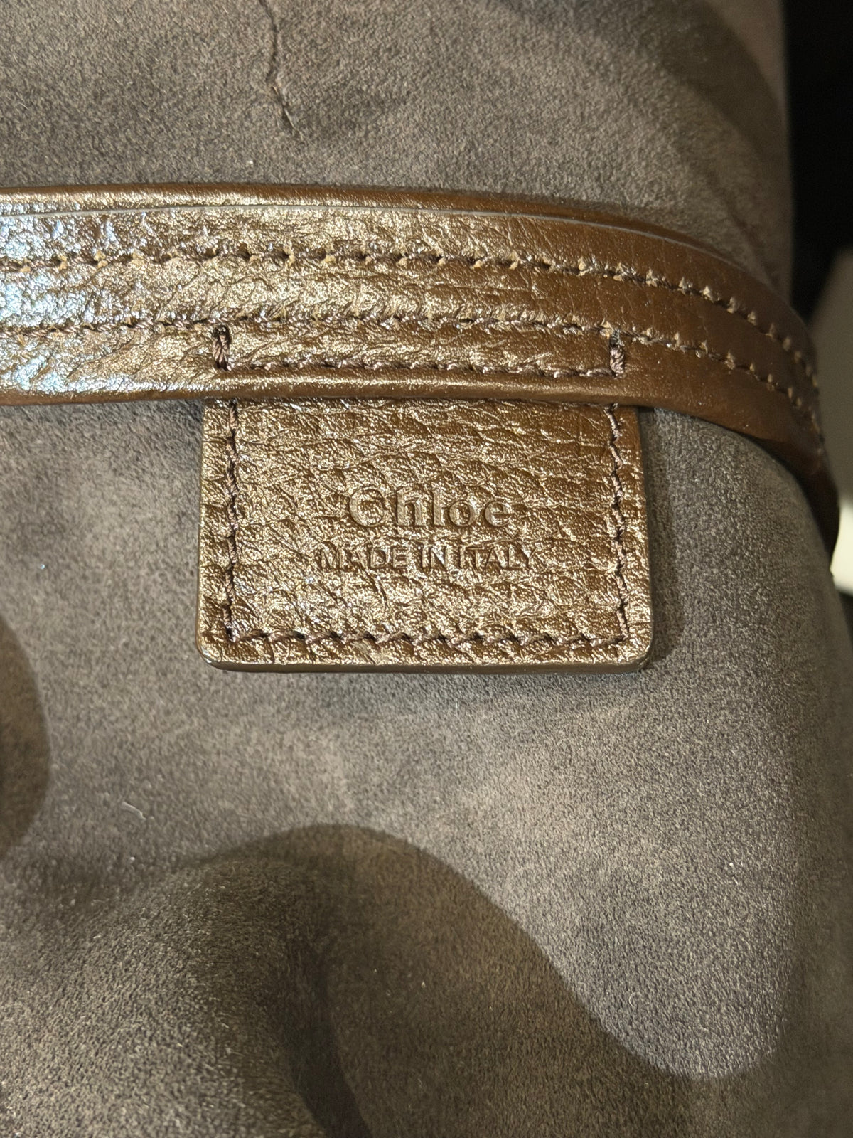 Chloé Medium Spin Shearling Tote Bag