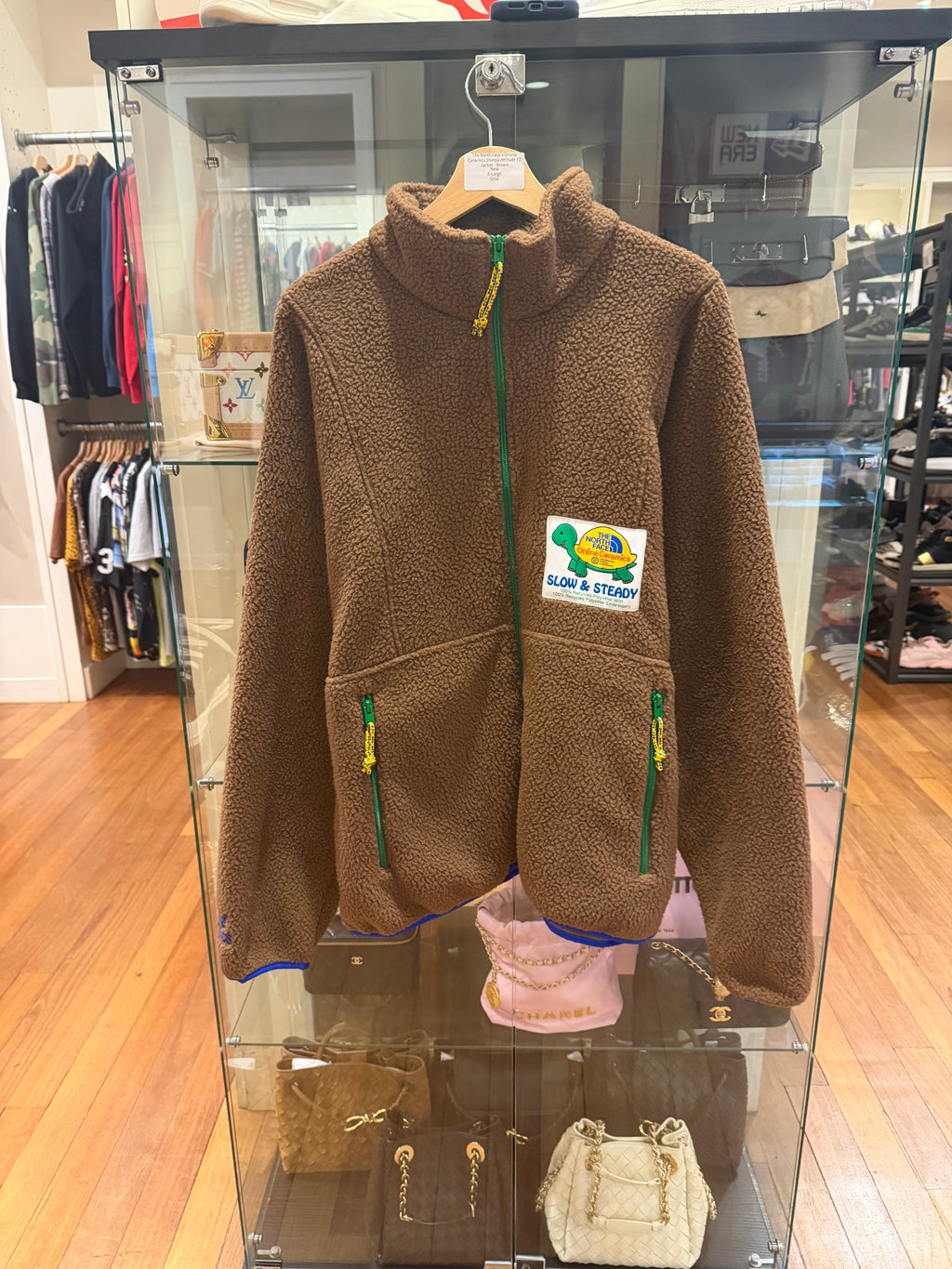The North Face x Online Ceramics Sherpa Attitude FZ Jacket - Brown