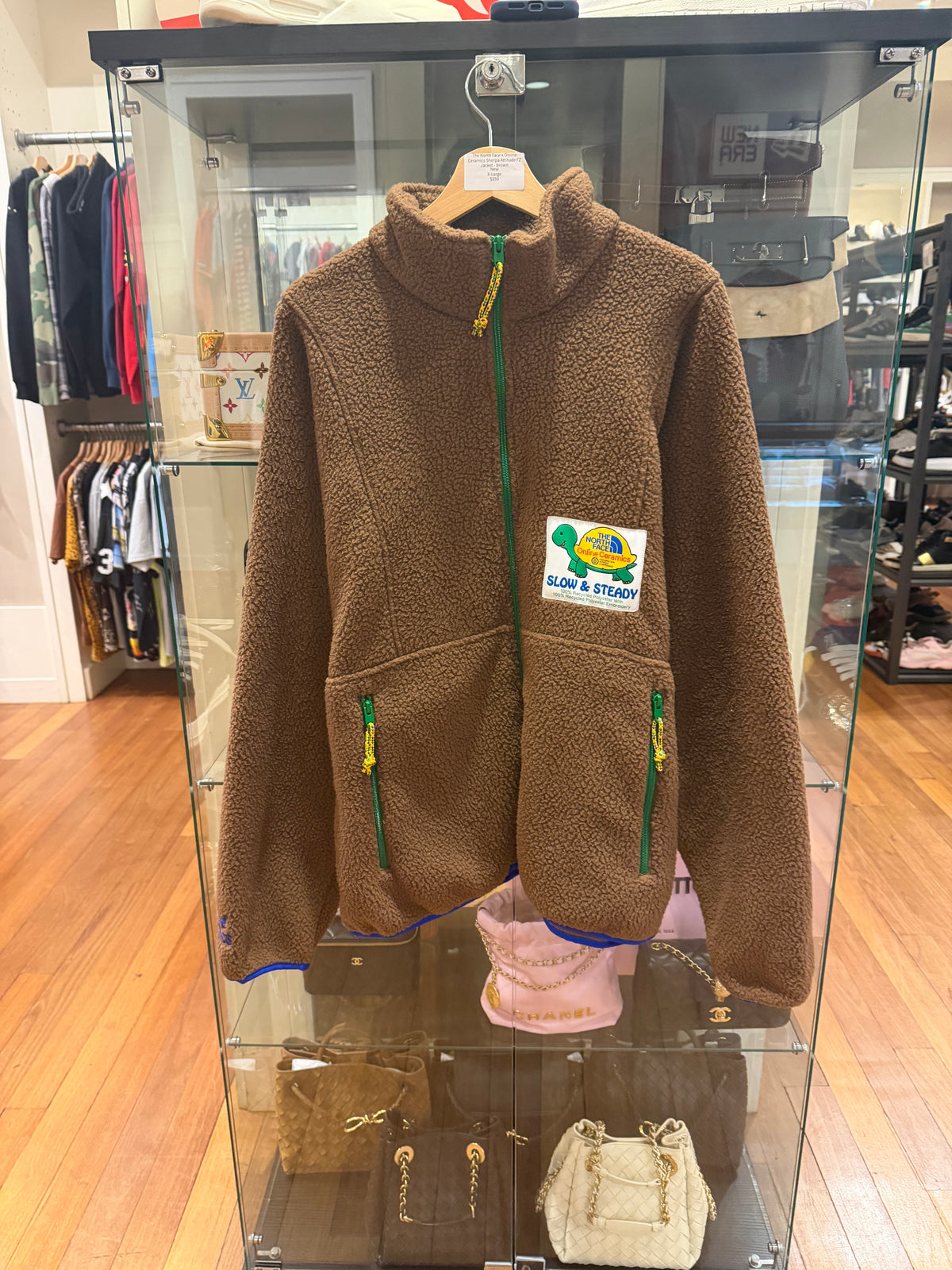 The North Face x Online Ceramics Sherpa Attitude FZ Jacket - Brown
