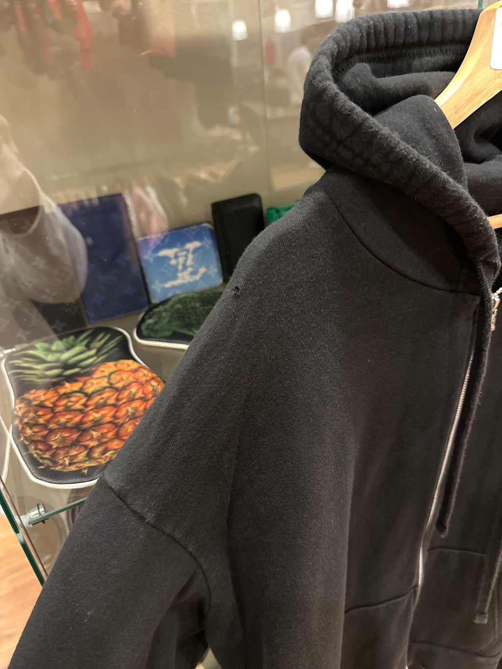 Chrome Hearts Miami Exlc. Horseshoe Zip Up Hoodie - Black
