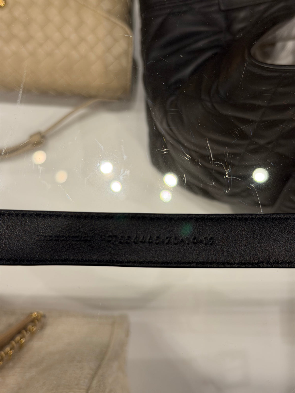 YSL Suede Womens Belt