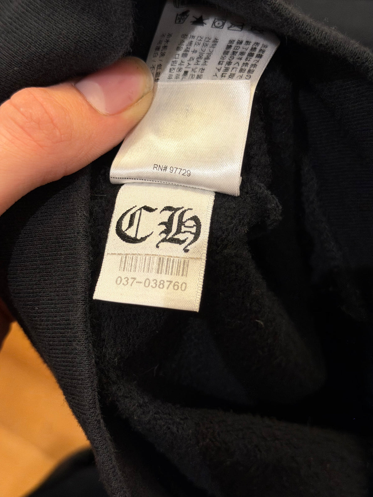 Chrome Hearts Miami Exlc. Horseshoe Zip Up Hoodie - Black