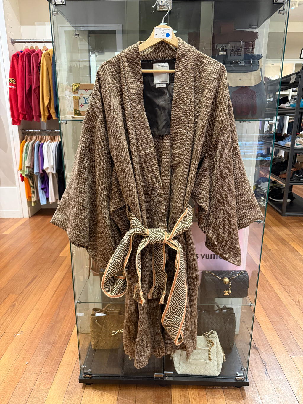 Visvim AW17 Herringbone Yukata Coat