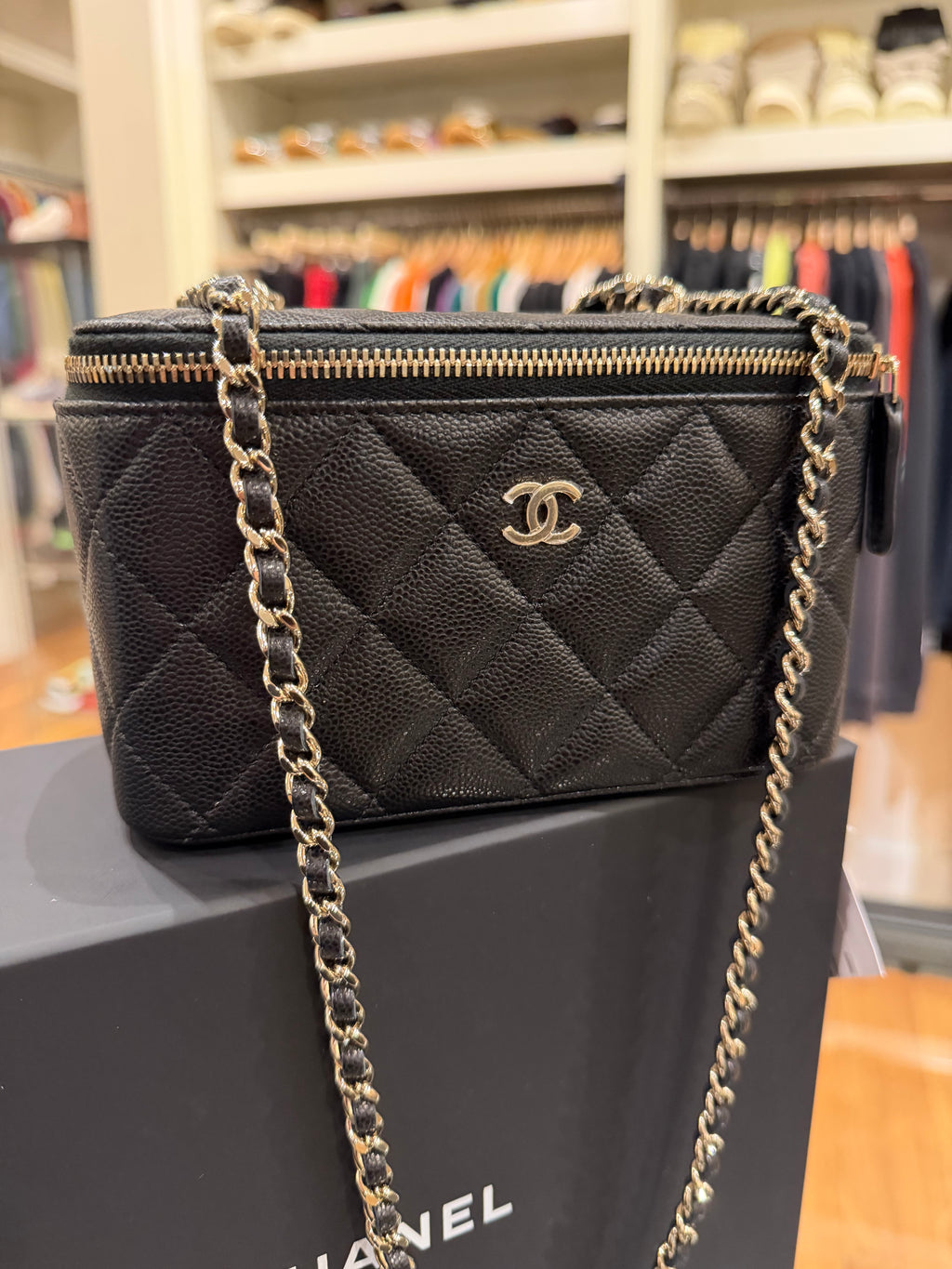Chanel Vanity Bag on Chain