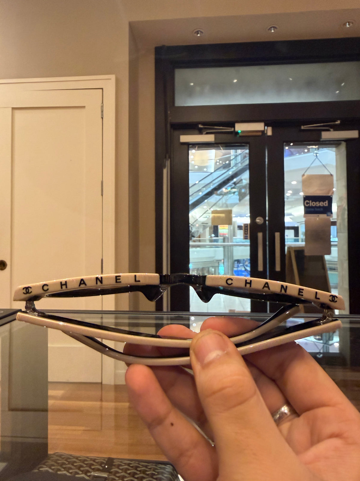 Chanel Butterfly Glasses - Black