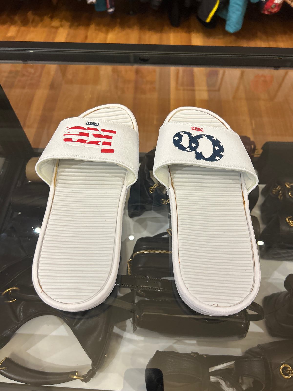 Kith Coke Slides - White