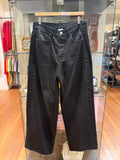 Vetements Washed Wide Leg Denim Jeans - Black
