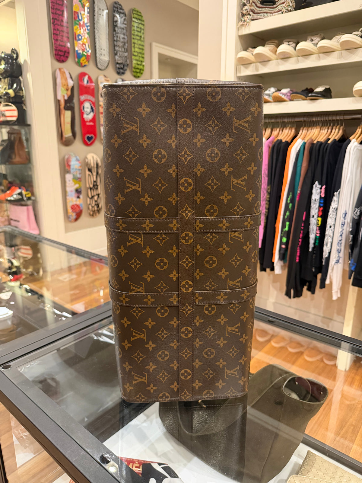 Louis Vuitton Keepall Bandoulière 50 Metallic Nebula Monogram 2023 Duffle Bag