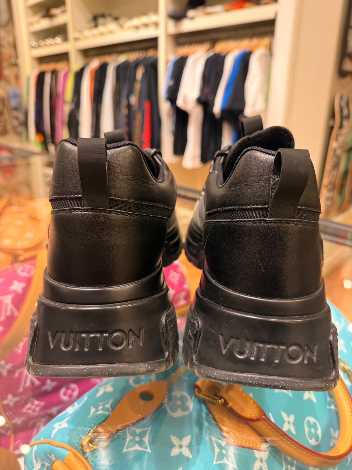 Louis Vuitton Run Away Pulse Sneakers - Black/Grey