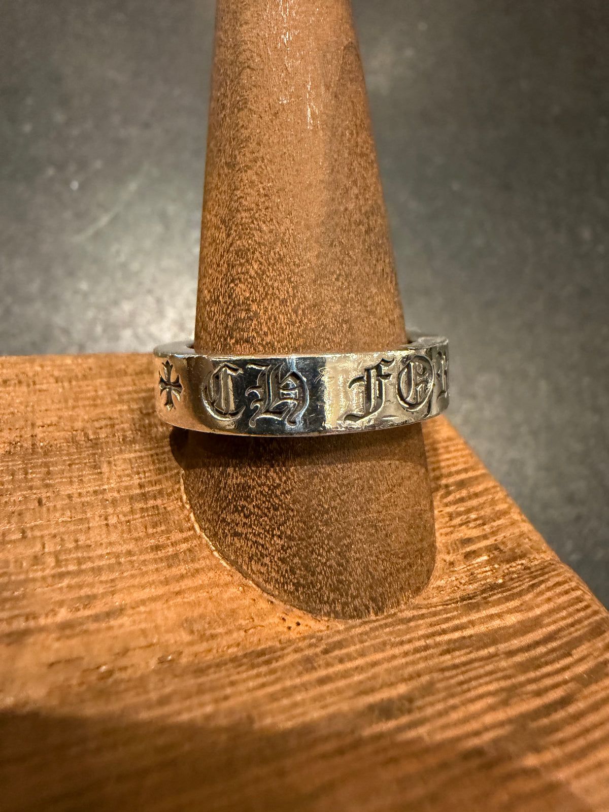 Chrome Hearts Forever 6MM Spacer Ring Silver - Size 10