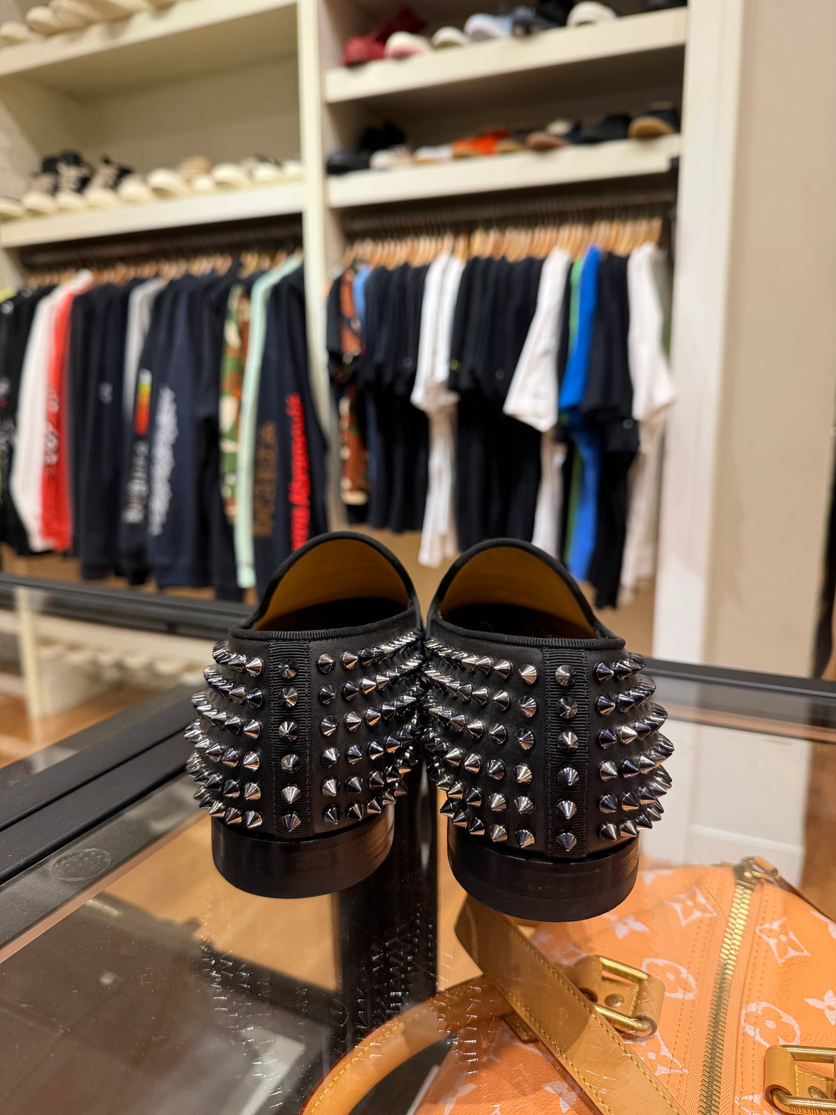 Christian Louboutin Tassilo
Spike Studded Leather
-oafers