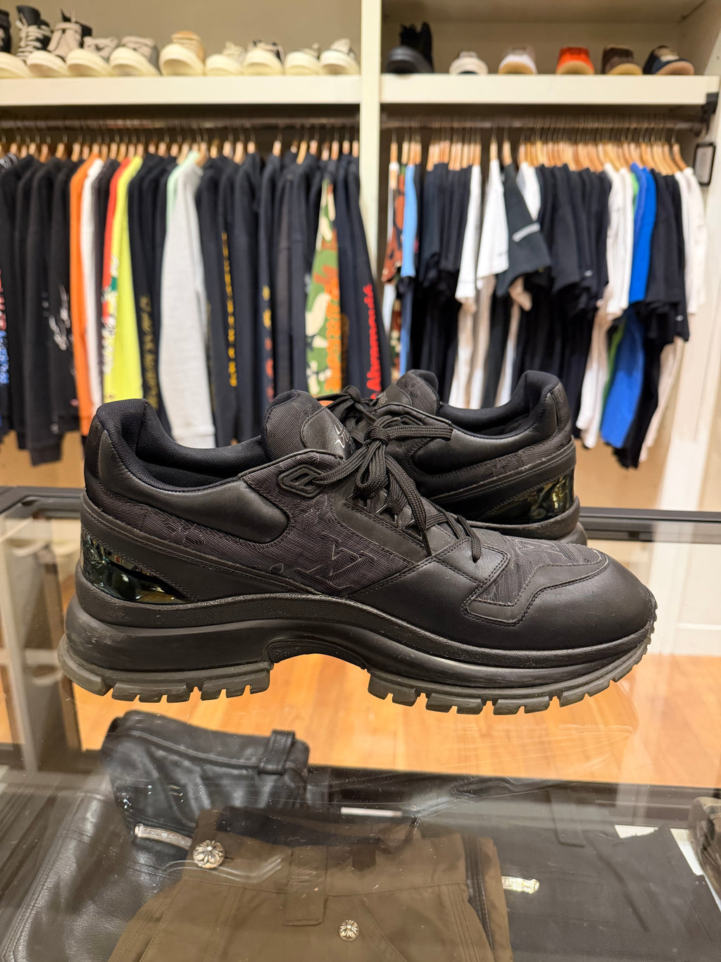 Louis Vuitton 2054 LV Trail Line Sneaker - Triple Black