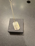 Chrome Hearts Richard Stark ‘F You / American Flag’ Dog Tag Necklace - Silver