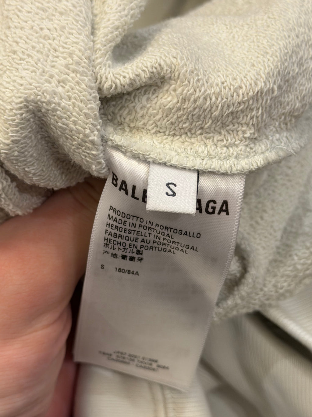Balenciaga Campaign Hoodie - Cream