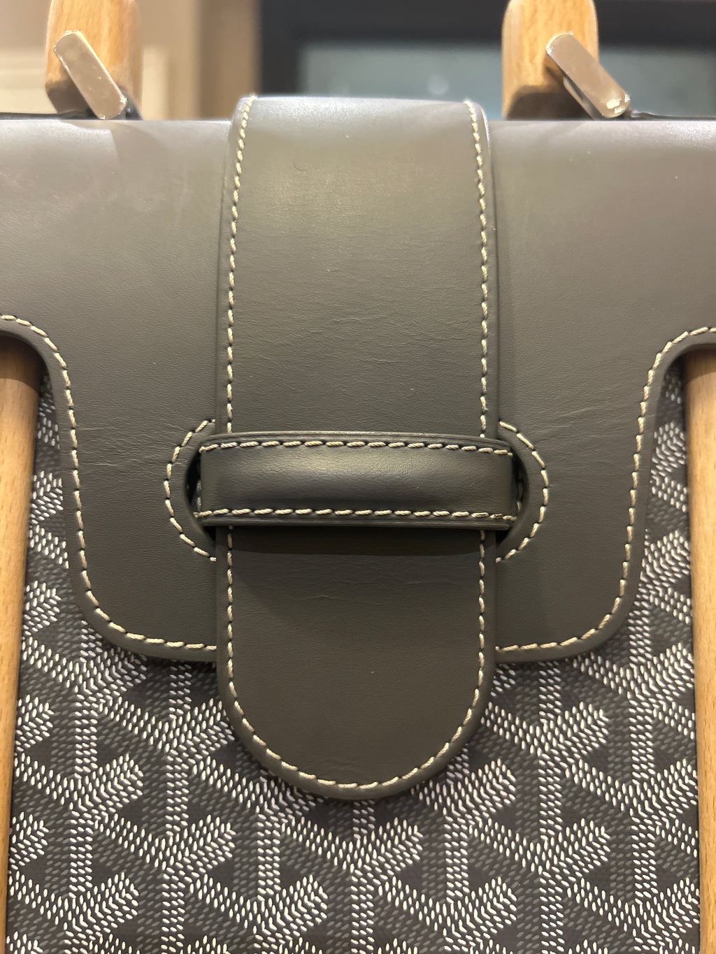 Goyard Grey Structured Saigon Top