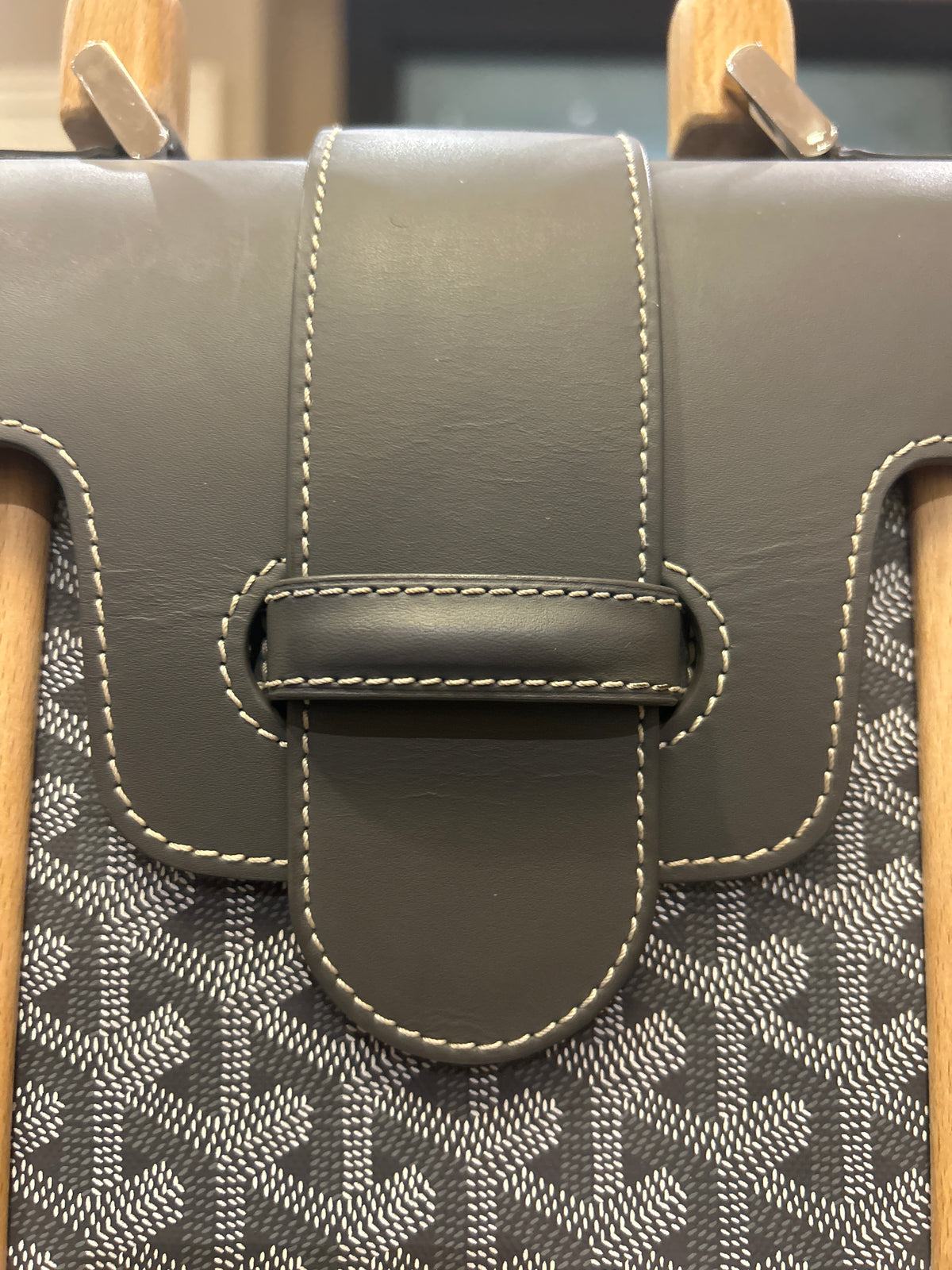 Goyard Grey Structured Saigon Top