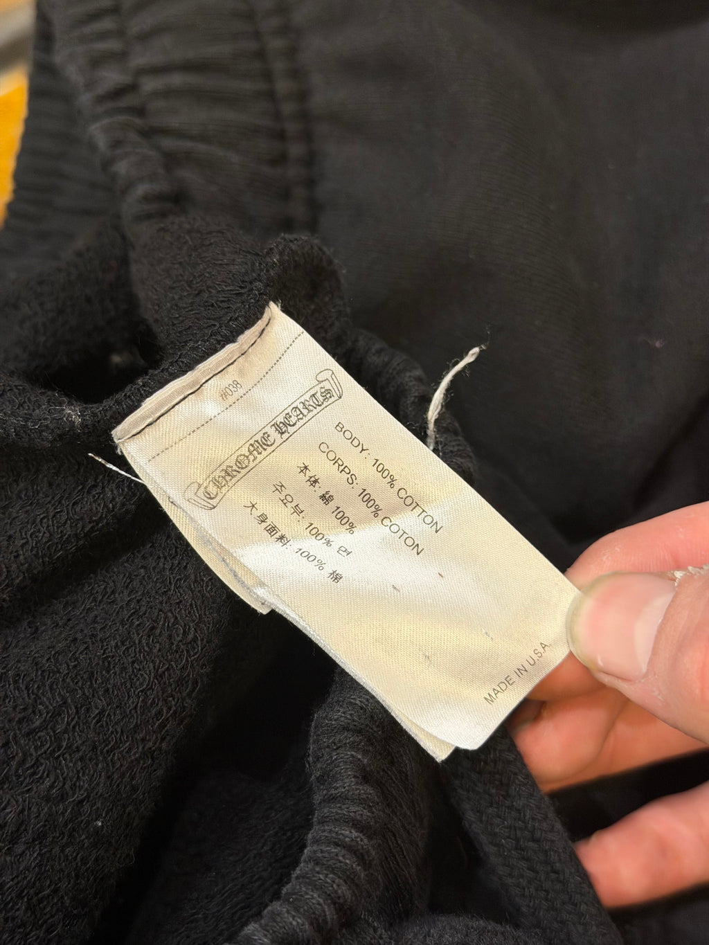 Chrome Hearts x Matty Boy “Stay Fast” Cargo Sweatpants - Black