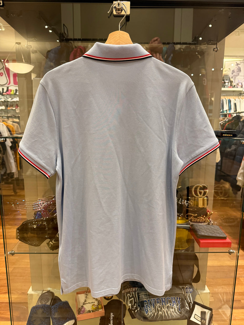 Moncler Polo Shirt - Powder Blue