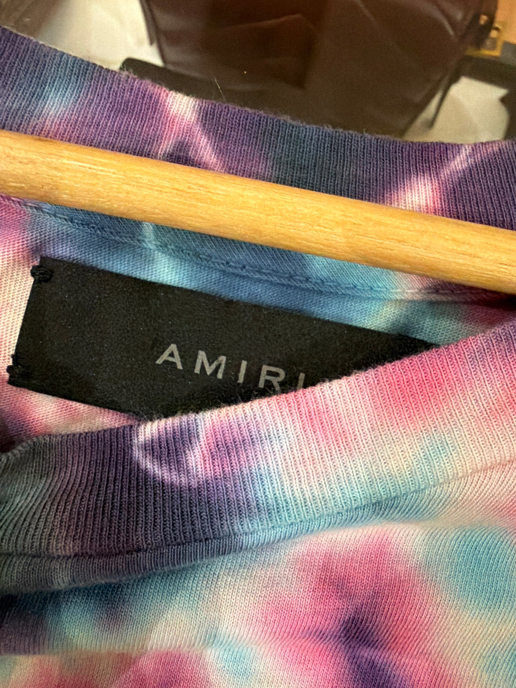 Amiri Tie-Dye Dove Tee