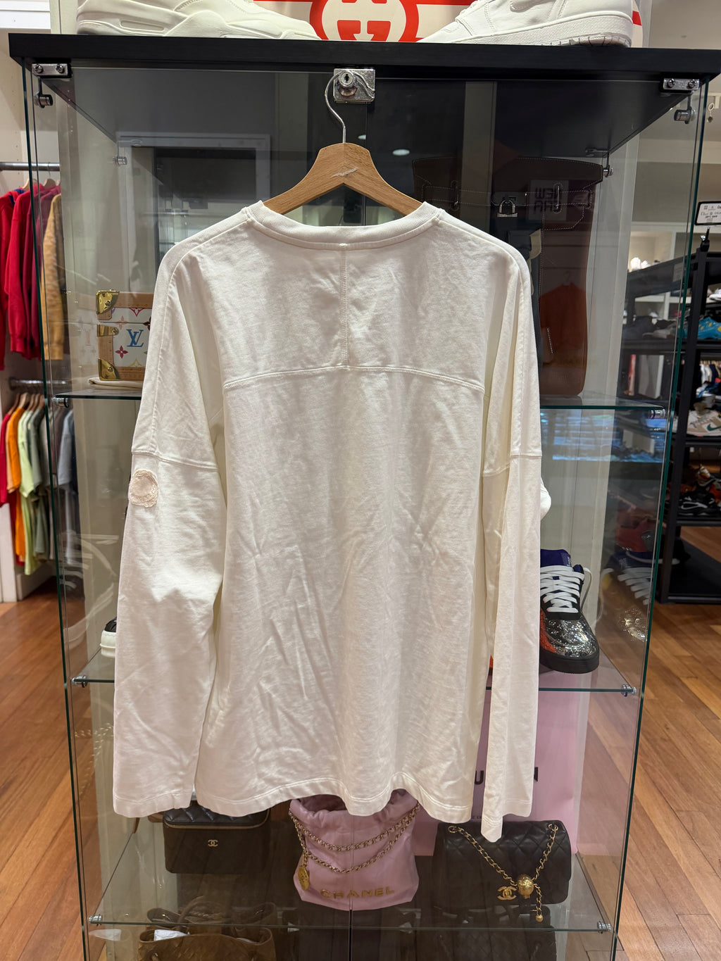 Moncler 'Chinese New Year' Logo Print LS Shirt - White