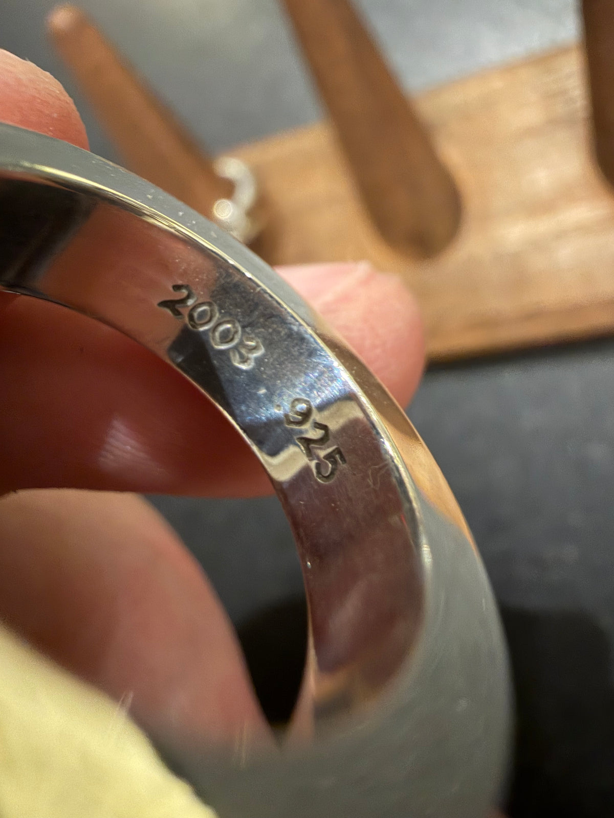 Chrome Hearts Forever 6MM Spacer Ring Silver - Size 7.5