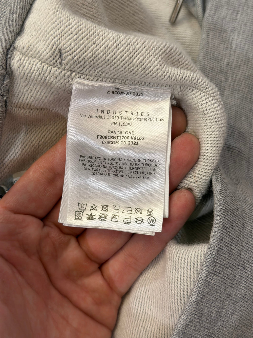 Moncler Taped Sweatpants - Grey