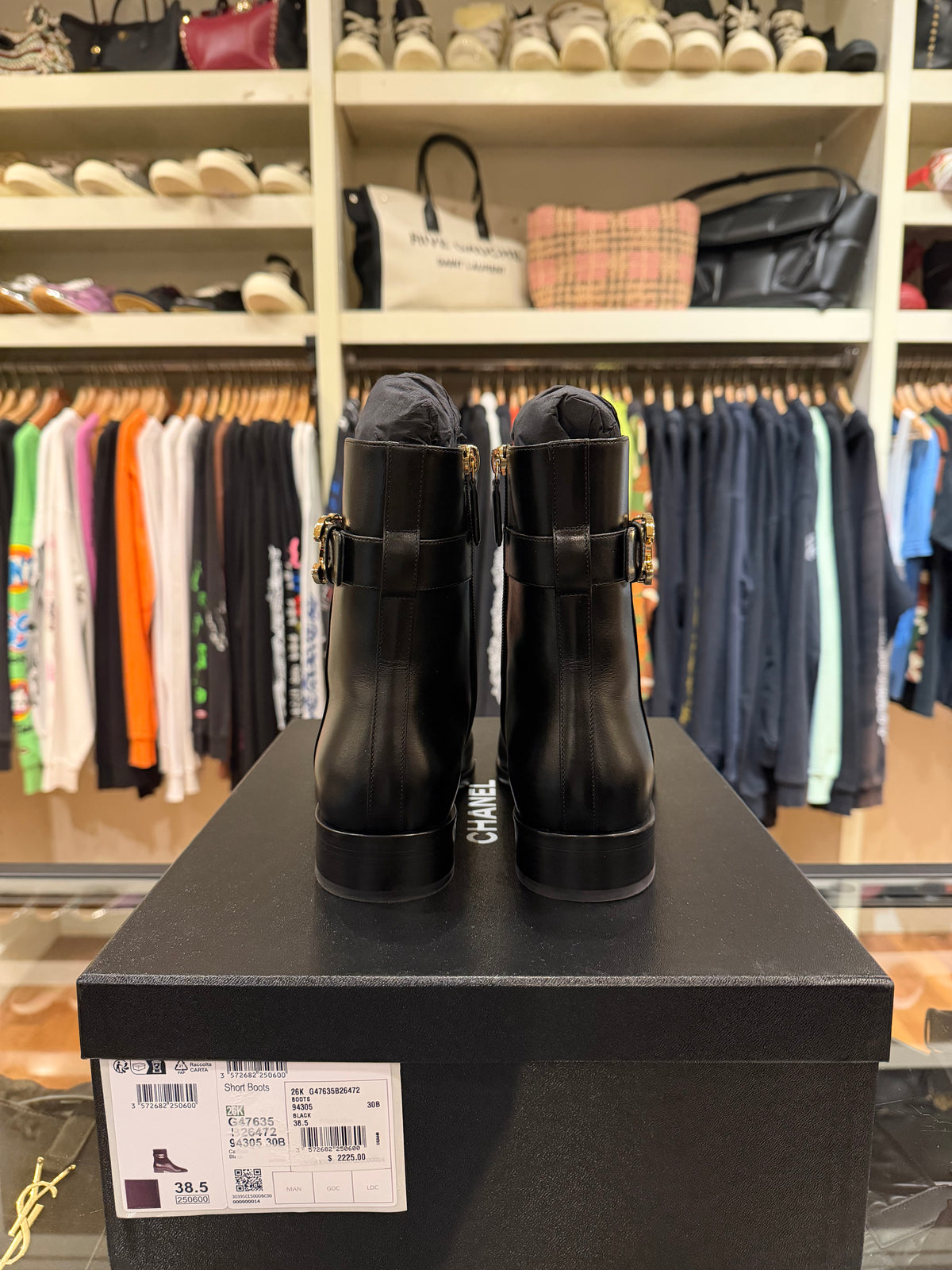Chanel FW 2026 Short Boots Calfskin Black