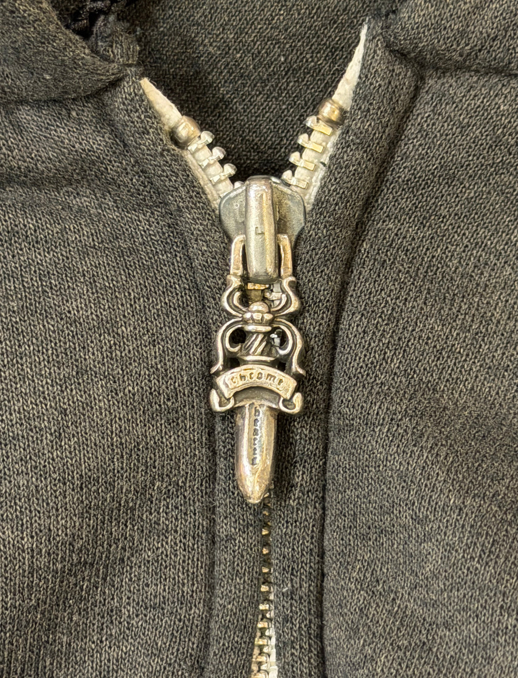 Chrome Hearts Vintage Thermal Lined Horseshoe Zip Up
