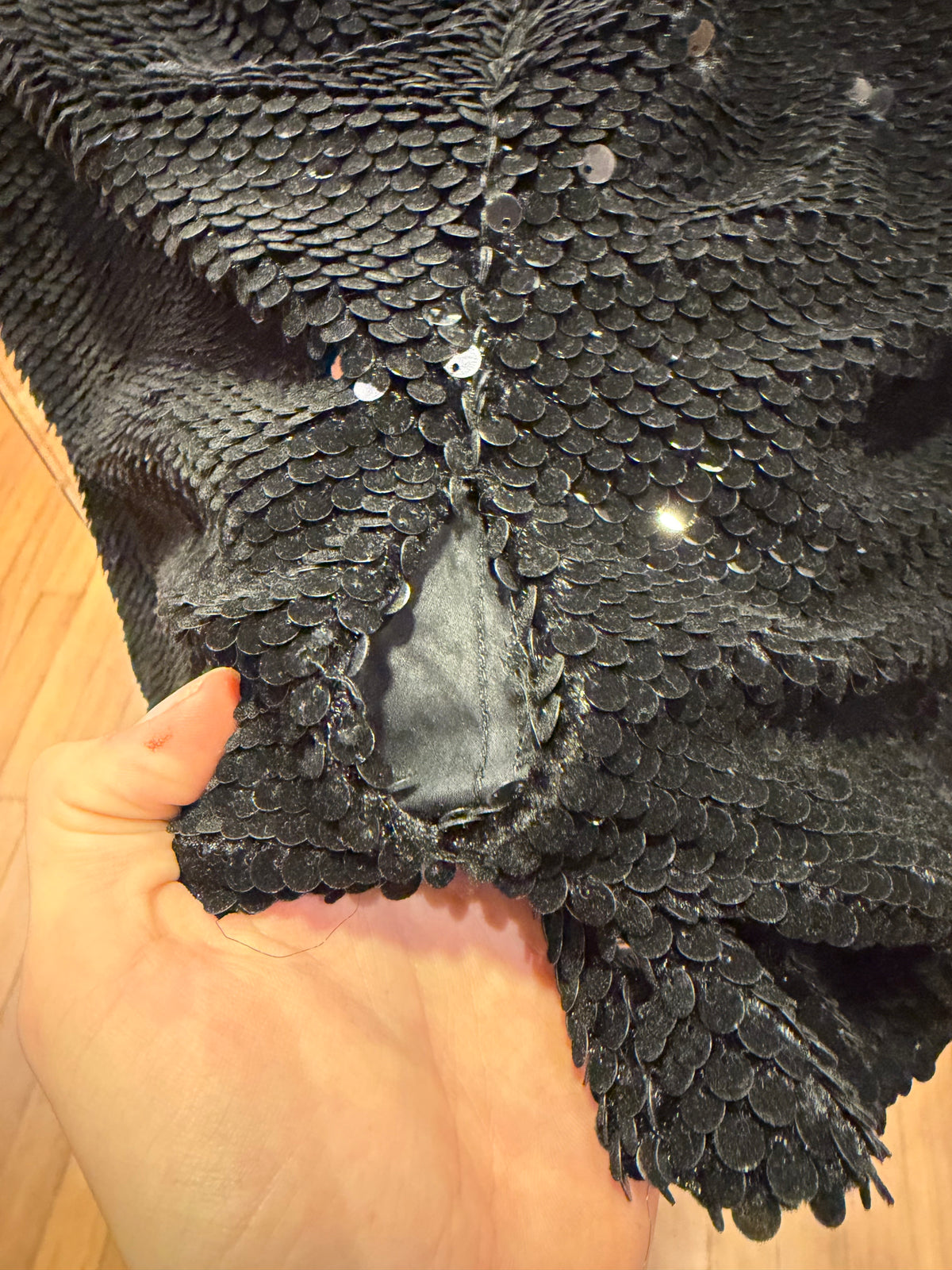 4SDESIGNS Sequin Shorts - Black