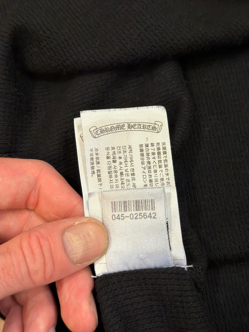 Chrome Hearts Floral Sleeve Waffle Thermal LS