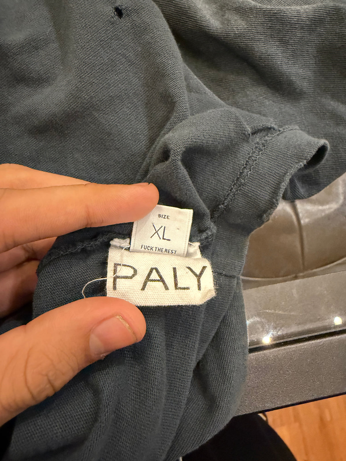 Paly Hollywood 'Ask Alice"
Distressed Tee