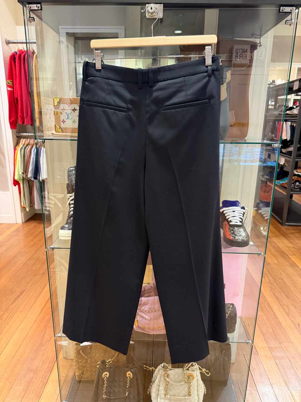 Saint Laurent Wide Leg Dress Pants