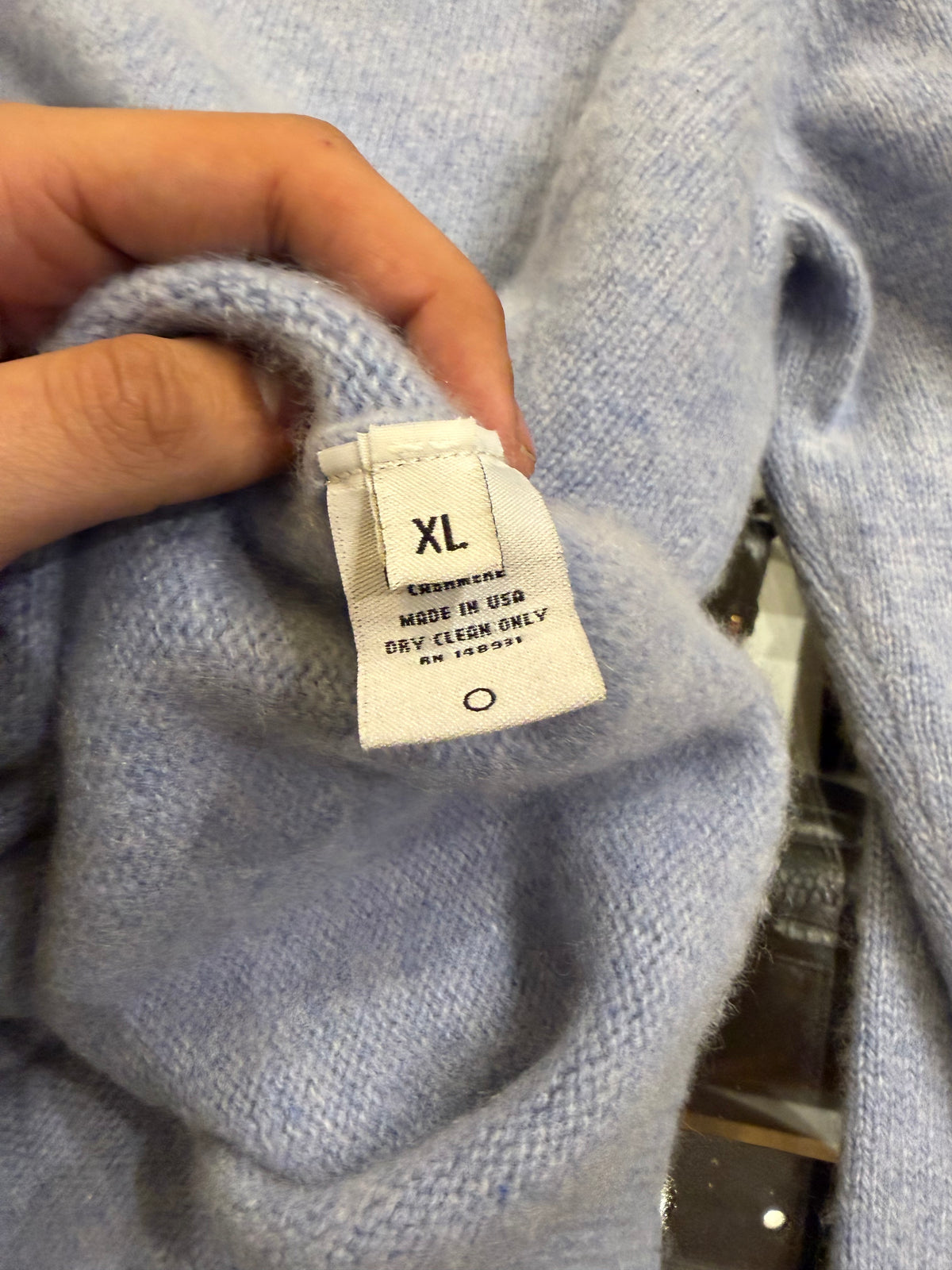 The Elder Statesmen Full Cashmere Sweater - Ice Blue