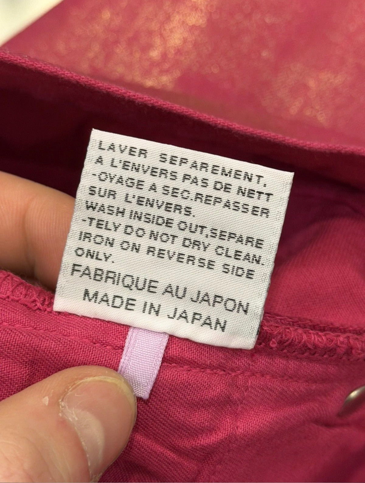 Dior ‘Planisphere’ Denim Jeans - Pink