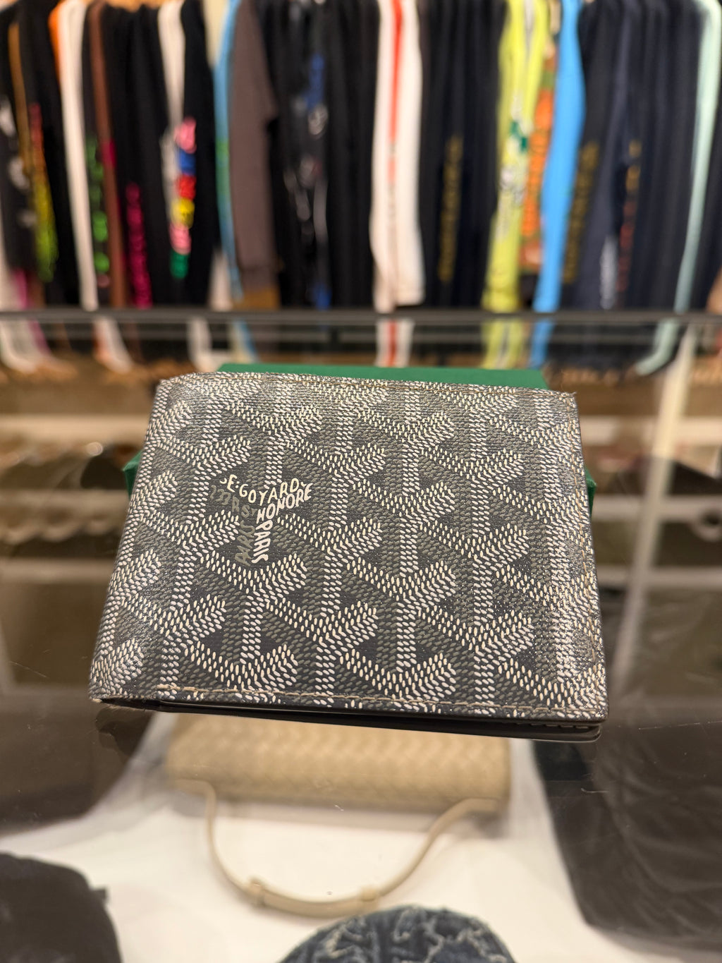Goyard Saint Florentin Wallet Goyardine Grey