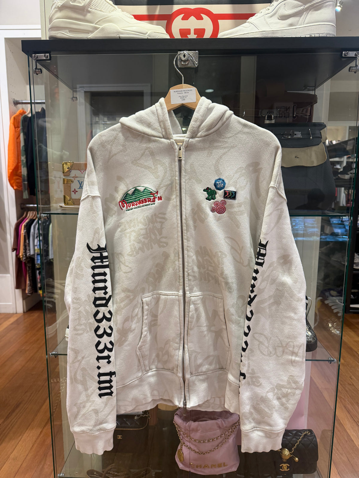 MURD333R.FM DISN333 Zip Up Hoodie