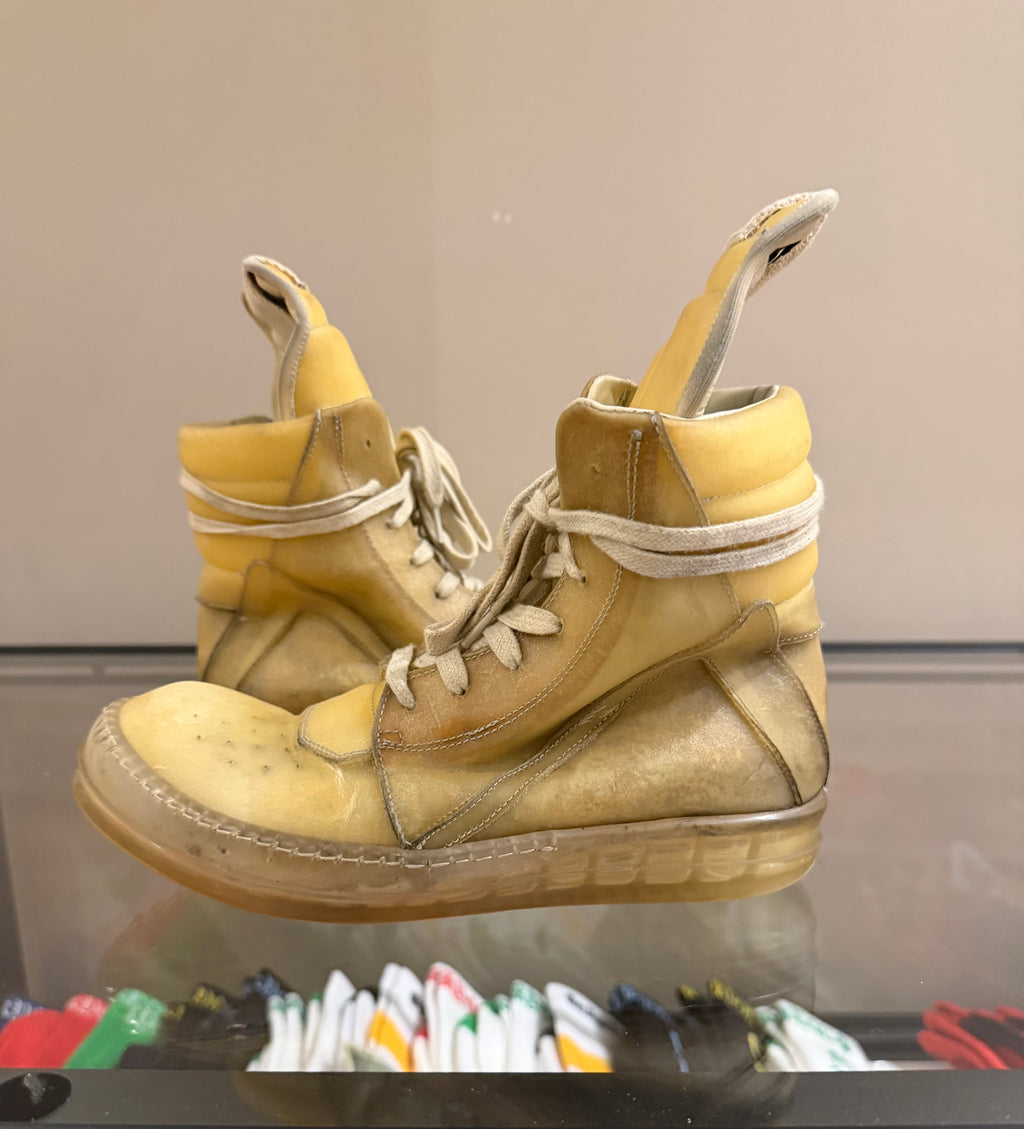 Rick Owens ‘Edfu’ Geobaskets - Natural & Clear