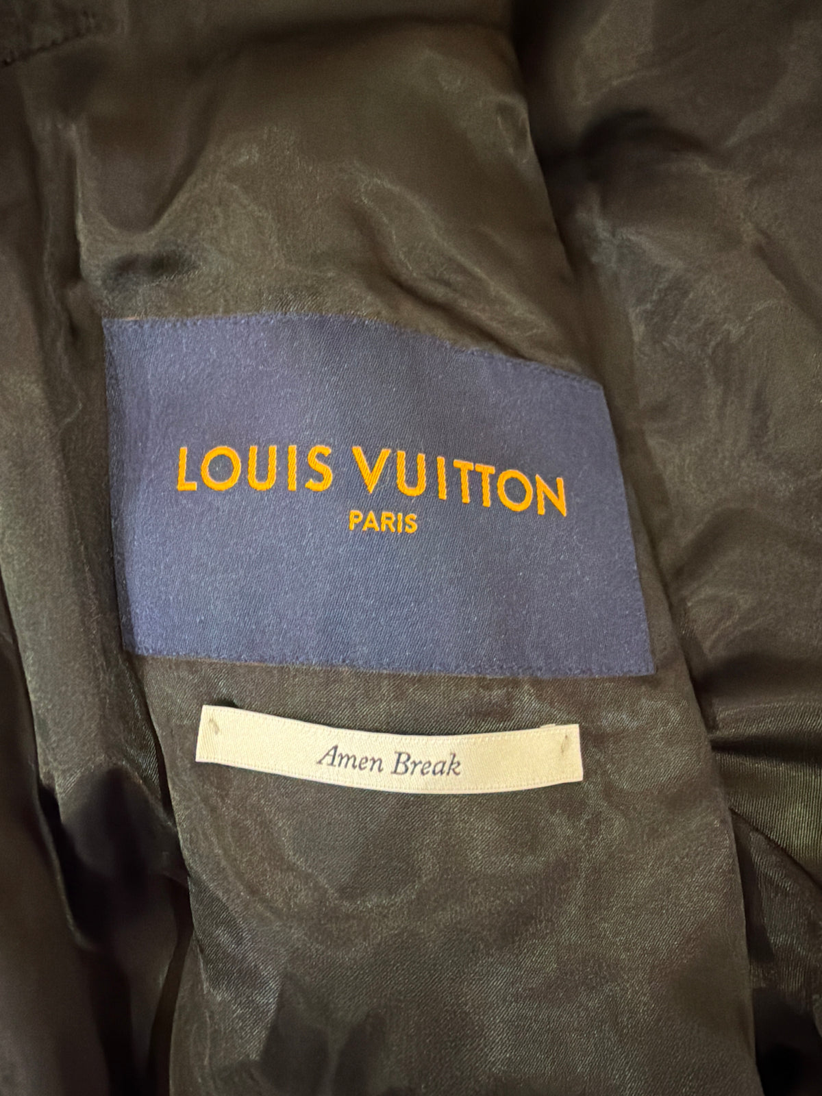 Louis Vuitton Leather Embroidered Varsity Jacket - Yellow & Black