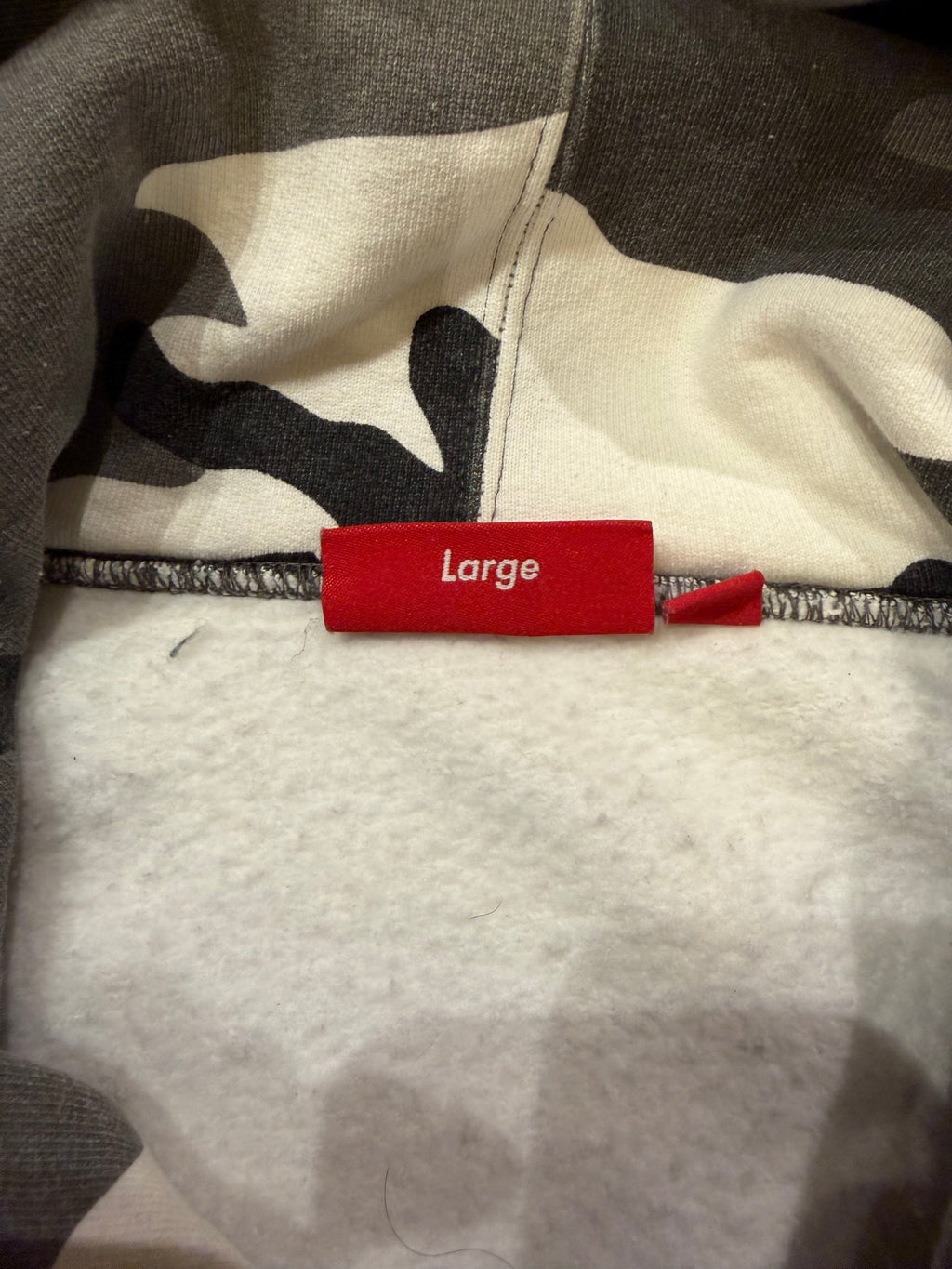 Supreme Woven Patches Hoodie - Snow Camo
