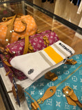 Chrome Hearts Socks - White/Yellow (L)