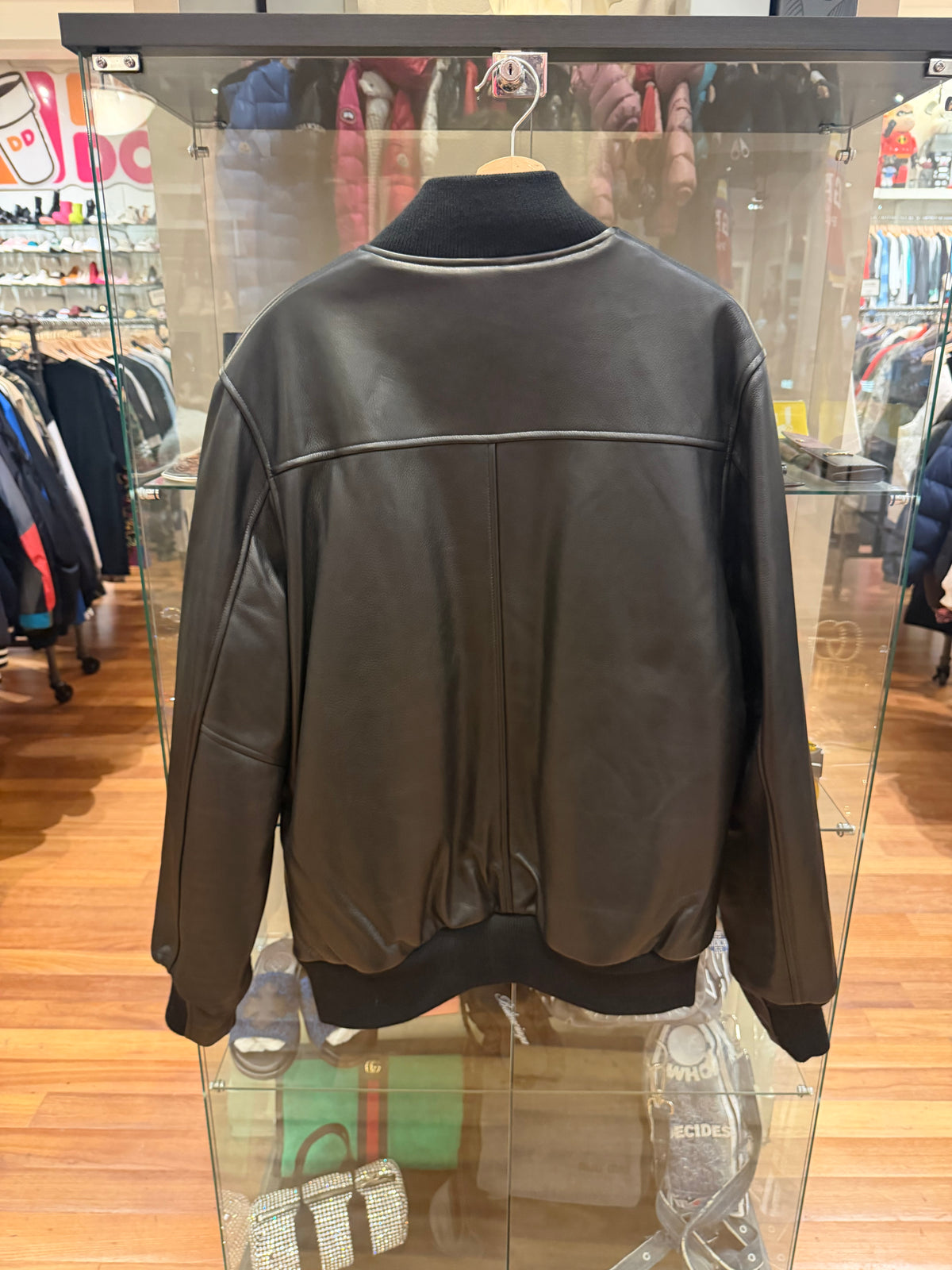 Billionaire Boys Club Golden Bear Leather Varsity Jacket