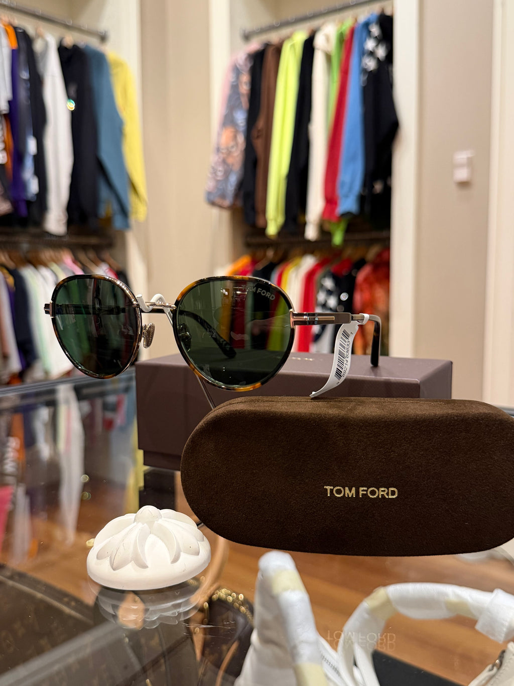 Tom Ford Jet 51MM Round Sunglasses