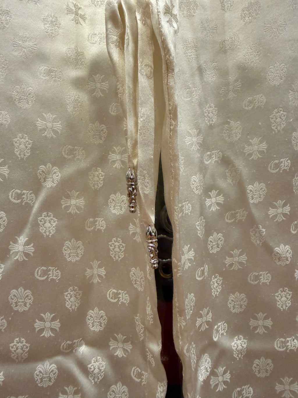 Chrome Hearts Silk Monogram Pajamas