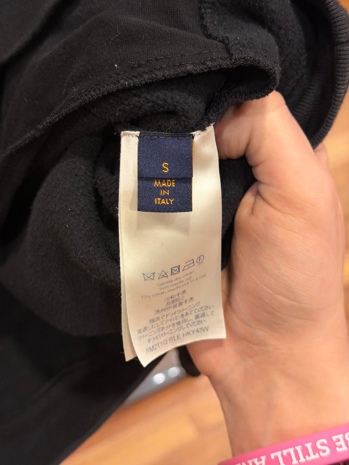 Louis Vuitton Monogram Circle Cut Hoodie - Black