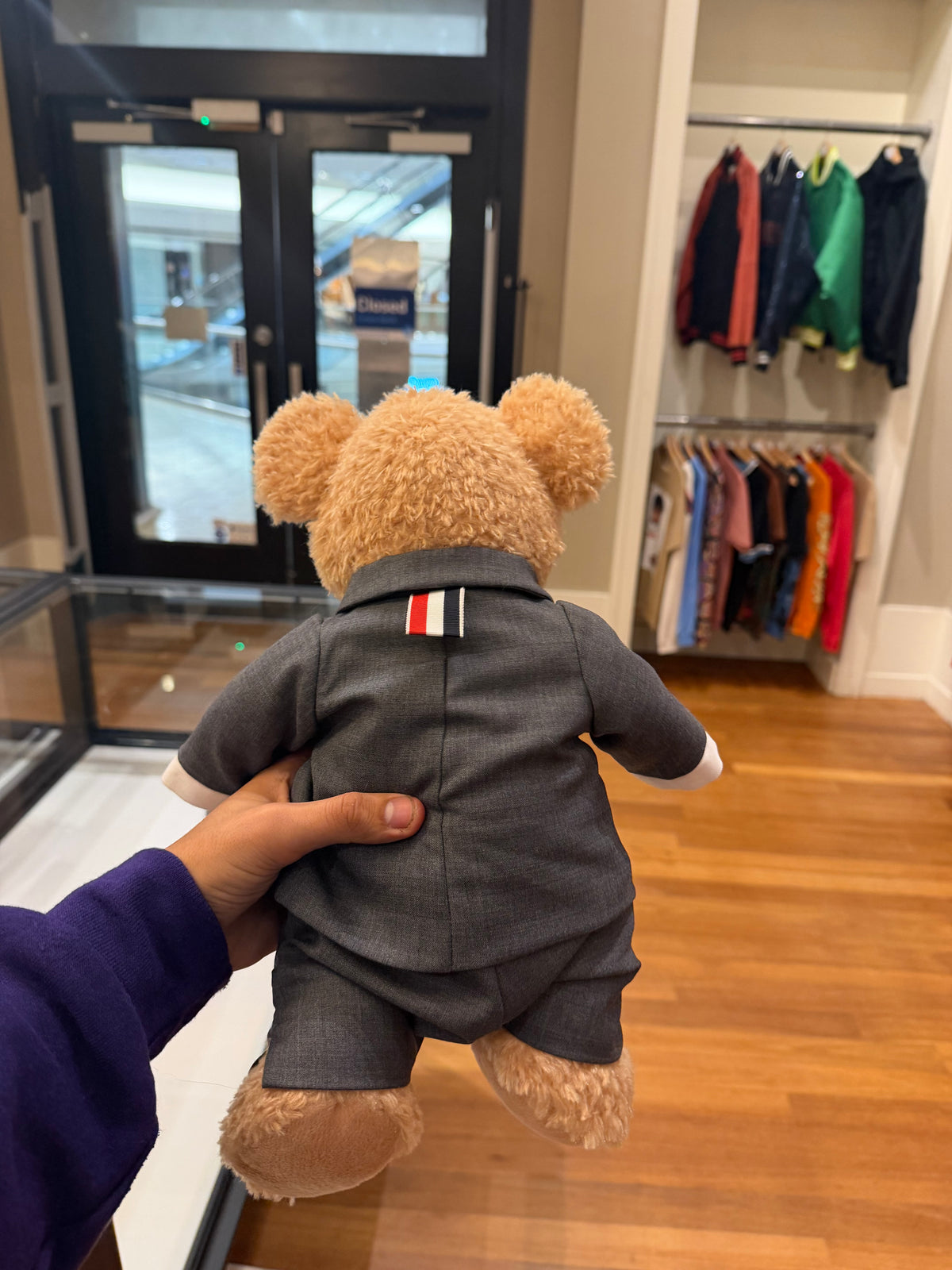 Thom Browne Suited Teddy Bear - Light Fur