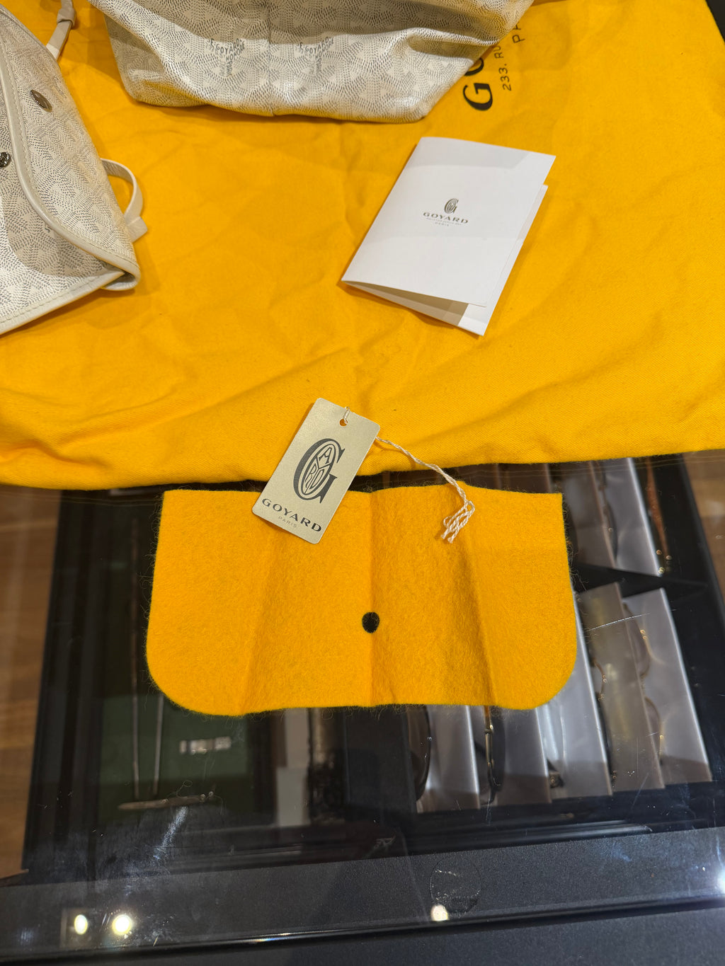 Goyard Saint Louis PM Tote Bag White