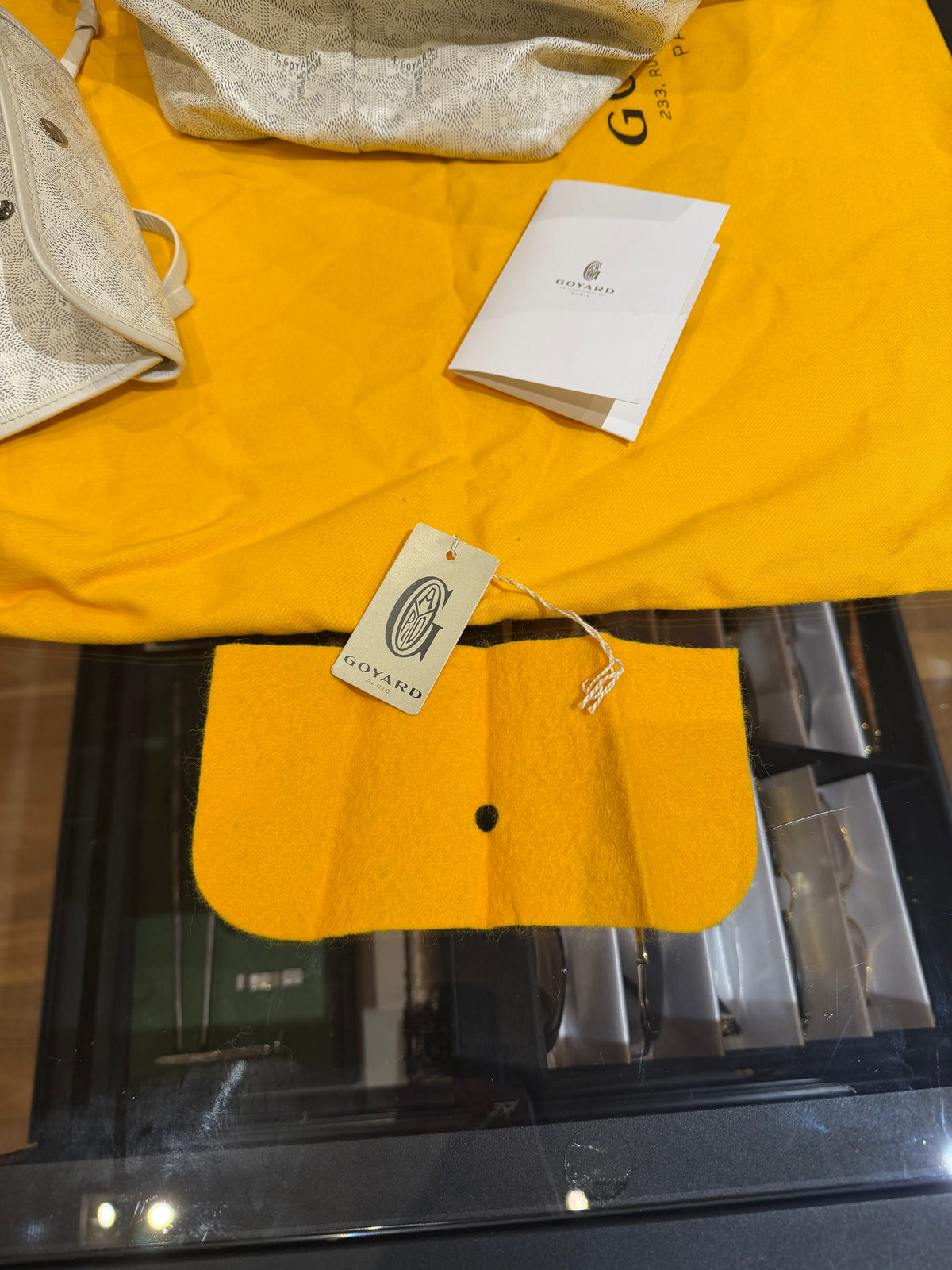 Goyard Saint Louis PM Tote Bag White