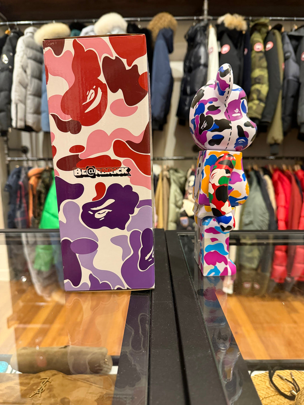 Bape X Bearbrick 28th Anniversary Camo #4 400% Figure