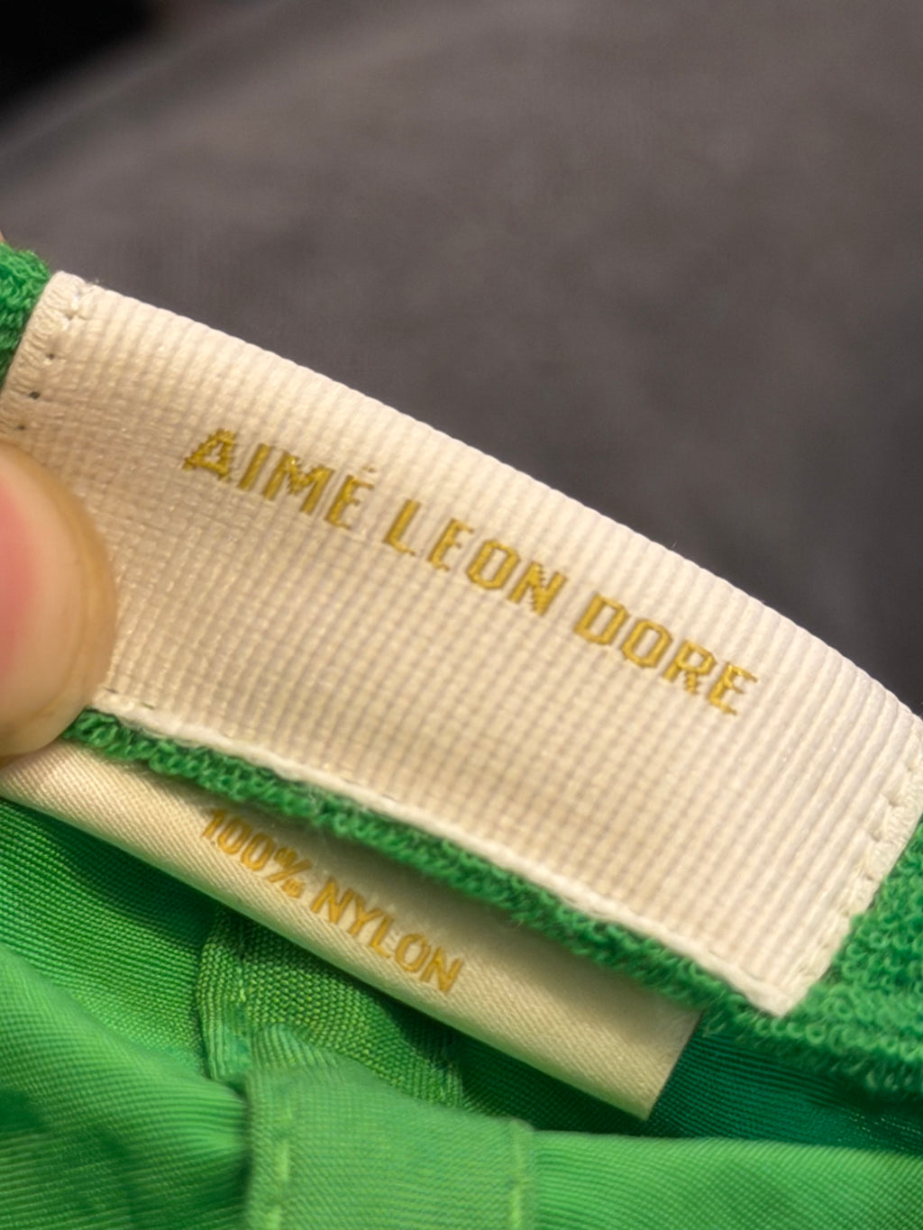 Aimé Leon Dore Nylon Cap - Lime Green