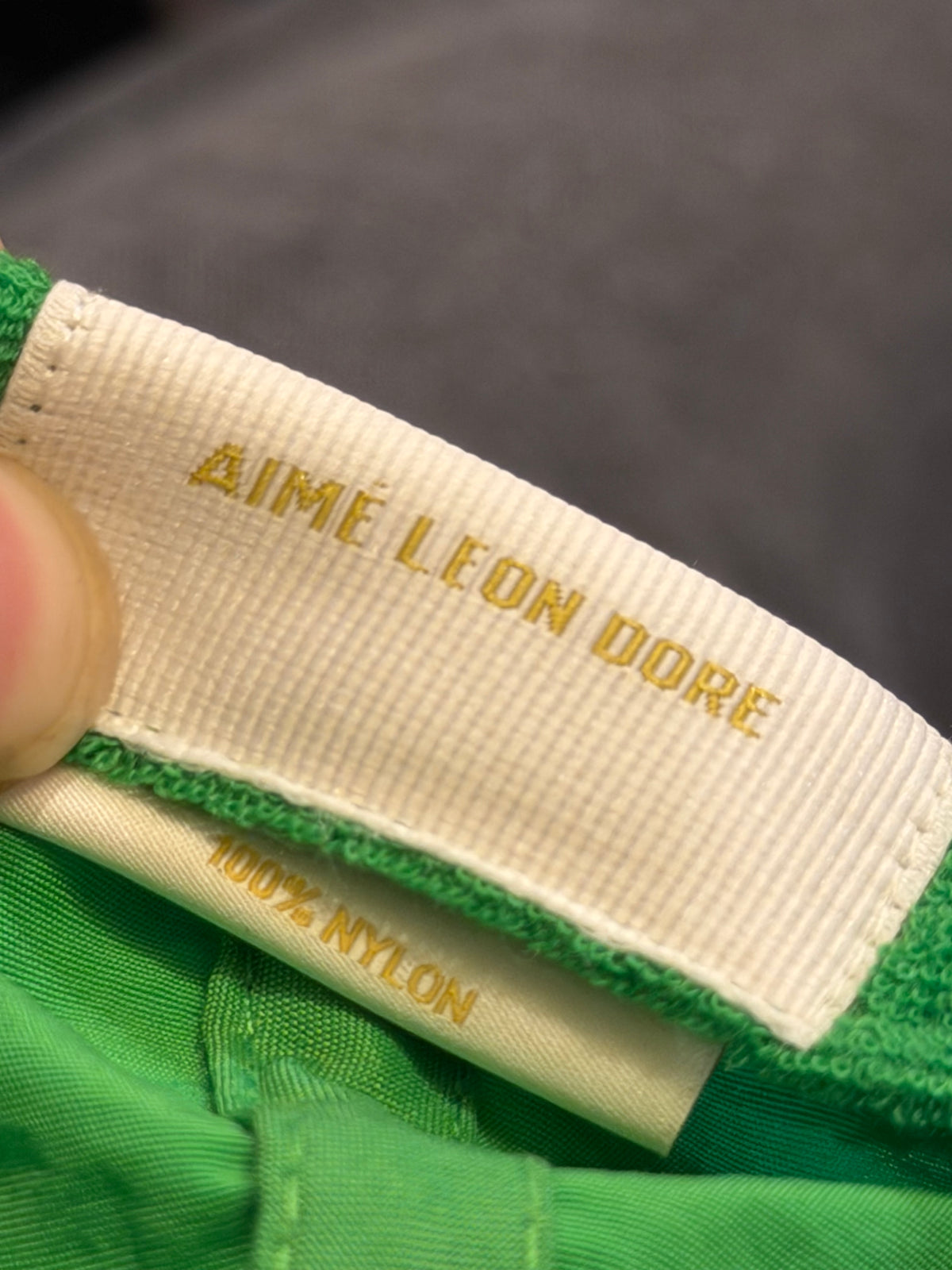 Aimé Leon Dore Nylon Cap - Lime Green